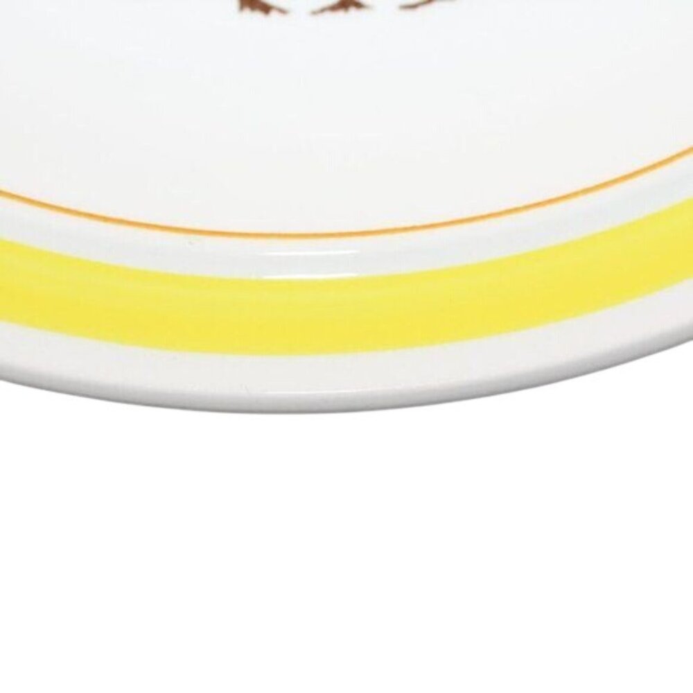 Vintage Nikko Ironstone 11" Yellow Floral Plate MCM Mid Century Modern - Picture 5 of 7